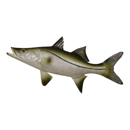 Replica Snook Ocean Coastal Fly Fishing Wall Decor 28 Inch