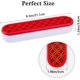 thumbnail image 2 of Organizador de escritorio de silicona para brochas de maquillaje, multiusos, para guardar bolígrafos y lápices (rojo), 2 of 9