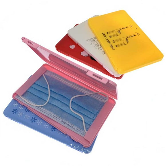 Disposable Face Mask Holder Organizer Case Mask Face Cover Storage Portable PP Case Type 3 19x11x1.2cm