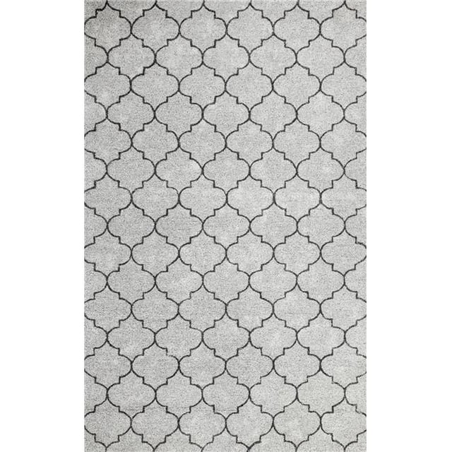 Dynamic Rugs PP9128393900 8 x 11 ft. Patio 8393 Rectangle Contemporary Area Rug - 900 Grey