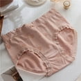 thumbnail image 2 of Braguitas de encaje de algodón para mujer talla grande - Braguitas de corte alto - Transpirables, no se suben - Cintura de spandex, 2 of 6