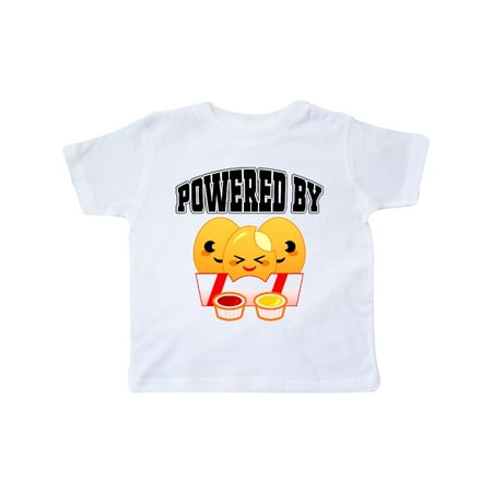 

Inktastic Powered by Chicken Nuggets Gift Toddler Boy or Toddler Girl T-Shirt