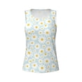 thumbnail image 5 of Goofa Daisies Flowers Printed Womens Workout Tops for Women Sleeveless Yoga Shirts Athletic Running Tank Tops Sleeveless Gym Clothes Workout Apparel-Large, 5 of 9
