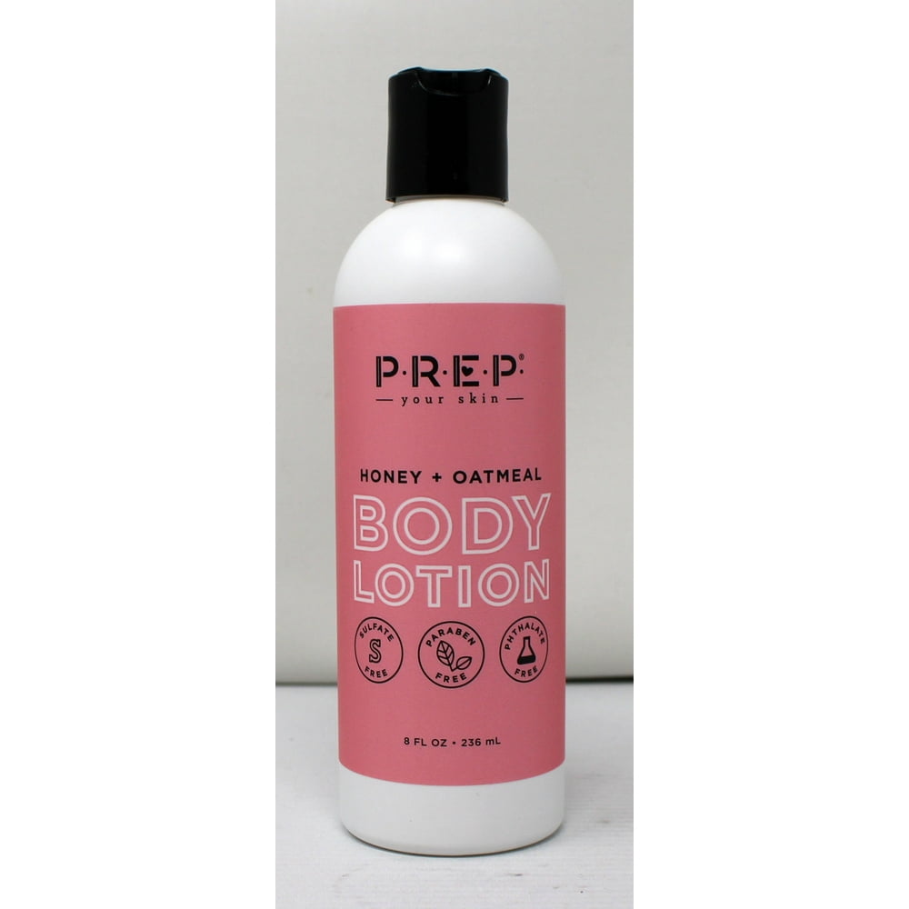 PREP Your Skin Honey & Oatmeal Body Lotion 8 Ounce