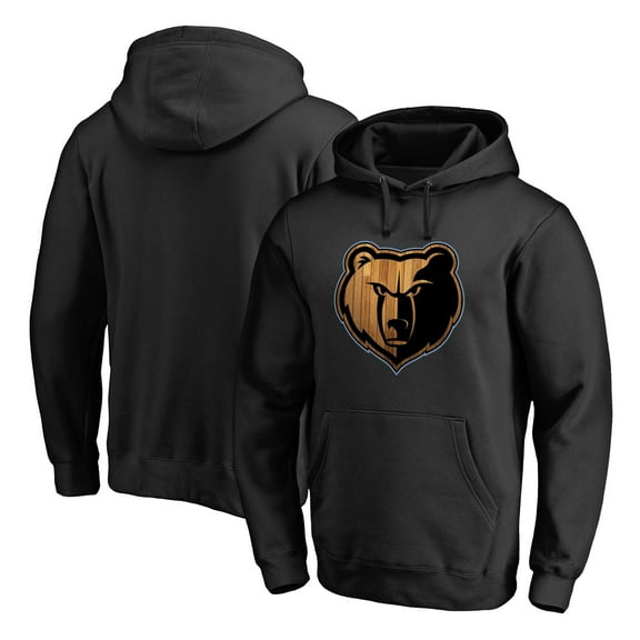 Men's Black Memphis Grizzlies Hardwood Pullover Hoodie