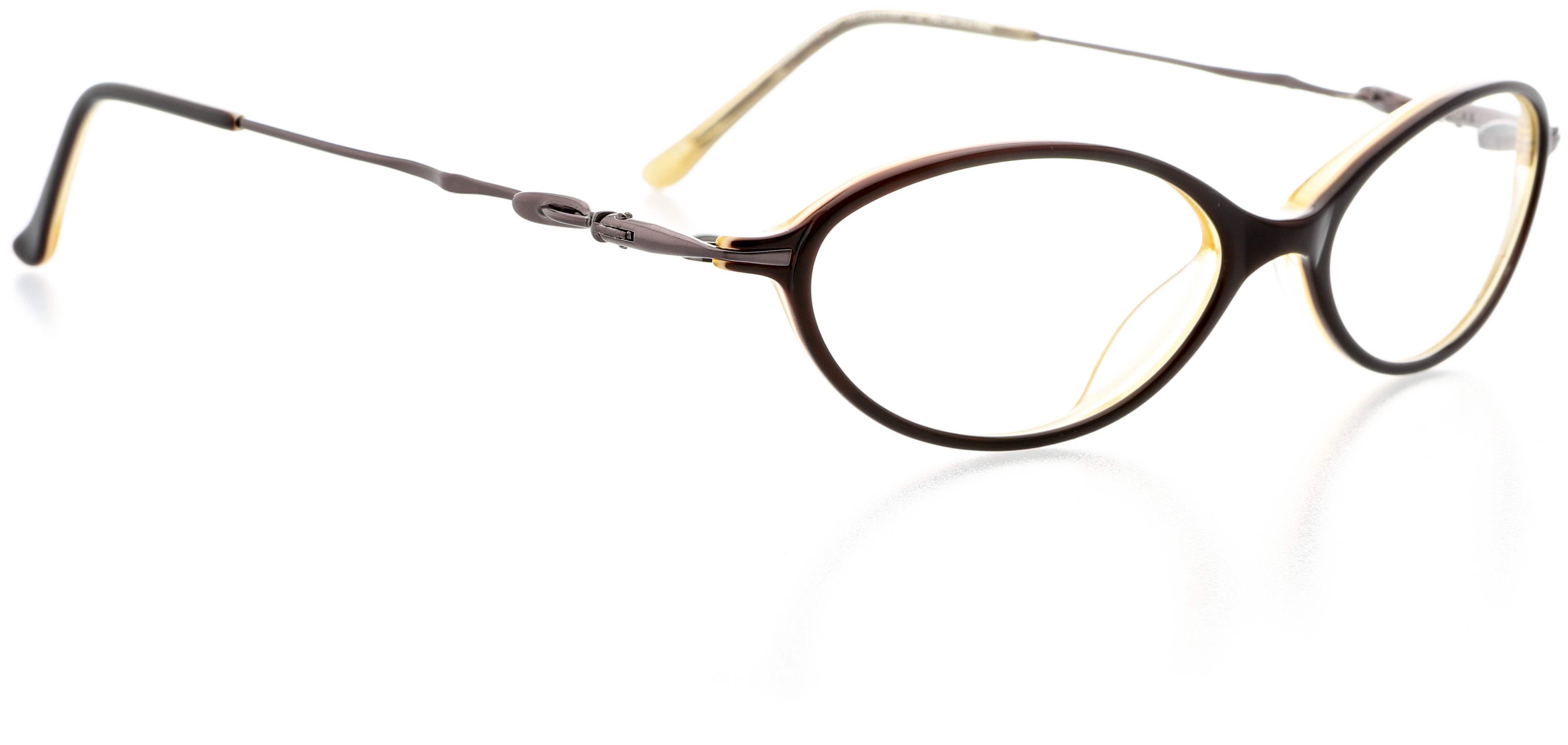 Womens Optical Eyewear - Oval Shape, Plastic Full Rim, Black  display picture 3