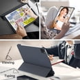 thumbnail image 6 of JETech Case for iPad Pro 11-Inch 2022/2021/2020/2018 Model (4th/3rd/2nd/1st Generation), Protective Hard Back Shell Soft-Touch Tablet Stand Cover, Auto Wake/Sleep (Navy), 6 of 7