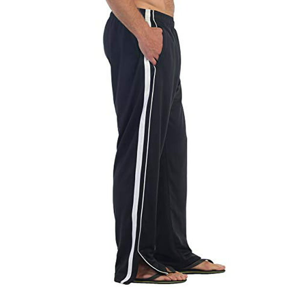 Gioberti Men?s Athletic Track Pants, Black White, X Large - Walmart.com