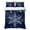 Blue, variant on Quilts Full Size Bedding Set, Red Snowflake Christmas Lightweight Quilted Comforter, Xmas Ball Winter Pine Cones Soft Reversible Bedspread Coverlet with Pillow Covers for All Season, 78" x 90"