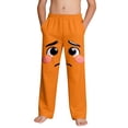 thumbnail image 2 of ATOGUTA Boys Baggy Pants Funny Graphic Sweatpants Athletic Sports Pants for Kids Size 4T-14, Orange, 2 of 5