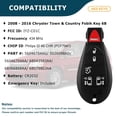 thumbnail image 3 of AKS KEYS New Replacement for Chrysler Fobik Keyless Remote Key 6B FCC# IYZ-C01C, 3 of 6