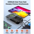 thumbnail image 2 of Cargador solar Power Bank Sudrov 42800 mAh con 4 puertos, 2 of 8