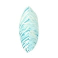 thumbnail image 4 of Amelia Outdoor Palm Fronds 17.75" Water Resistant Fabric Square Cushion, White, Blue, 4 of 6