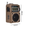 thumbnail image 2 of HRD-701 Full-Band Digital Radio Built-in 1000mAh Lithium Battery Music Radio, 2 of 7