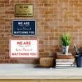 Signs ByLITA Classic Framed We Are Watching You Text and Graphic ...