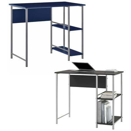 Desk Set, Mainstays Basic Metal Student Desk - Mainstays Computer Desk, Multiple