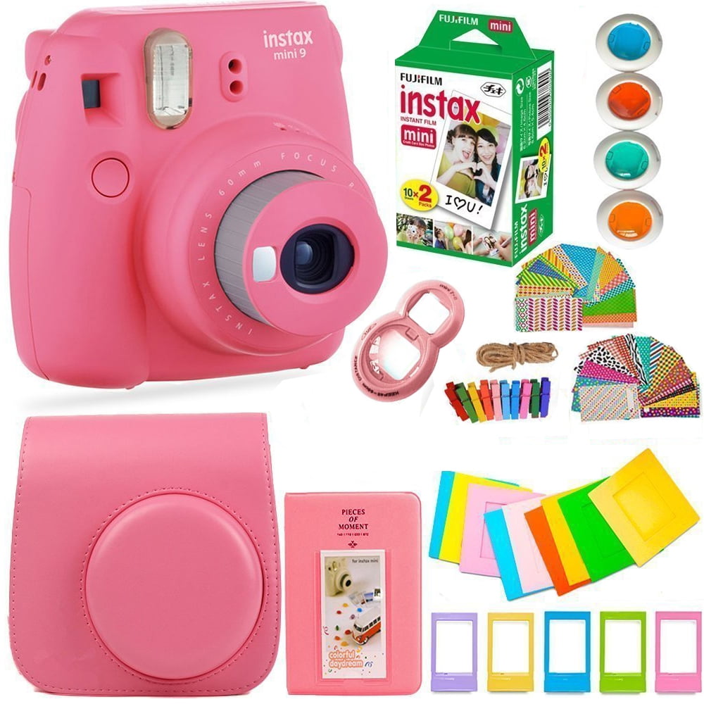 FujiFilm Instax Mini 9 Instant Camera + 20 Film + Huge