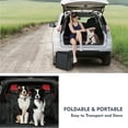 thumbnail image 6 of Dog Car Ramp, Folding Pet Ramp for SUV Truck and High Beds, Non-Slip Surface Dog Steps, Supports Up to 250LBS, Portable Pet Ramp for Medium and Large Dogs, 65" Length in Black, 6 of 6