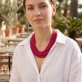 thumbnail image 4 of Bocar Multi Layer Seed Beads Chunky Bib Statement Cluster Collar Necklace for Women Gift, 19inch (NK_10351_Red), 4 of 7
