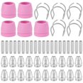 thumbnail image 1 of 50Pcs Nozzles Tip Consumables Kit AG60 SG-55 AG-60 WSD-60 Plasma Cutter Cutting Torch Tip Metal Cutting Torch Nozzles Tip Set, 1 of 5