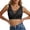 Black, variant on Women's Strapless Underwear Thin Model Cup Big Chest Gathering Support No Underwire Bra, 40, Black