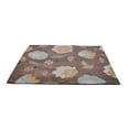 thumbnail image 7 of Rugsotic Carpets Hand Tufted Wool Eco-Friendly Area Rugs - 6'x6', Square, Brown, Modern Contemporary Design, High Pile Handmade Anti Skid Rugs for Living Room, Bed Room (K00518), 7 of 7