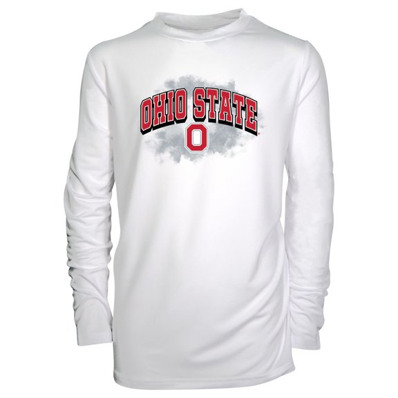 Toddler Garb White Ohio State Buckeyes Jesse Long Sleeve Sun Shirt