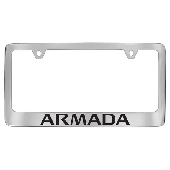 Nissan Armada Chrome Plated Metal License Plate Frame Holder