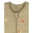 thumbnail image 3 of Modern Moments by Gerber Neutral Two-Way Zip Halloween Viscose Sleep ´N Play Footed Pajama , Sizes Newborn - 6/9 Months, 3 of 7