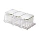 thumbnail image 2 of Tarro de condimentos con tapa, Base de cuchara, organizador de especias reutilizable, ollas de especias de cocina para restaurantes, mostrador de verde, 2 of 9