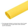thumbnail image 3 of Crepe Paper Rolls DIY Decor 7.5ft Long 20 Inch Wide, Apricot Yellow Pack of 2, 3 of 6