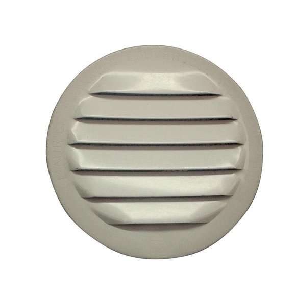 Maurice Franklin Rlw-100 2.5 Pouces Aluminium Rond Circulaire, 2-1/2 Pouces, Finition Blanche