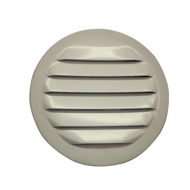 Maurice Franklin Rlw-100 2.5 Pouces Aluminium Rond Circulaire, 2-1/2 Pouces, Finition Blanche