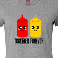 thumbnail image 4 of Inktastic Ketchup and Mustard Gift Women's T-Shirt, 4 of 5
