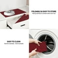 thumbnail image 7 of Gaeub Burgundy Floral Print Dish Drying Mats For Kitchen Counter, Kitchen Drying Mat, Large Dish Drying Pad for Kitchen Counter, Microfiber Dish Drying Mat for Sinks, Drainer Mats, 18x24in, 7 of 7