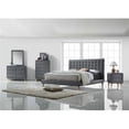 thumbnail image 1 of Home Roots 285881 Foam Light Gray Fabric Wood Mirror, Light Gray Fabric, 1 of 1