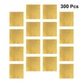thumbnail image 2 of WORGEOUS Papel de envoltura de grado alimenticio de papel de estaño dorado de 300 piezas Papel de aluminio delicado para dulces de té (estilo dorado a cuadros finos), 2 of 8
