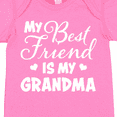 thumbnail image 4 of Inktastic My Best Friend is My Grandma with Hearts Boys or Girls Baby Bodysuit, 4 of 5