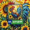 thumbnail image 3 of Springbok 500 Piece Fall Rooster Jigsaw Puzzle for Adults - Made in USA, Premium Quality, 3 of 8