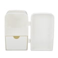 thumbnail image 4 of Soporte para brochas de maquillaje, bonita apariencia de refrigerador, caja de almacenamiento de belleza compacta a prueba de polvo con cajón sellado para el hogar y el dormitorio, 4 of 8