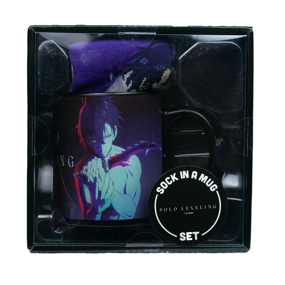 Solo Leveling Socks in a Mug Set