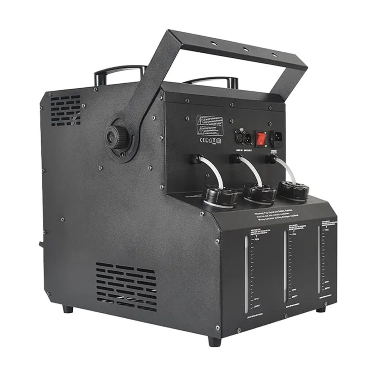 900W Full Color RGB 3in1 2 Head Led Smoke Fog Bubble Machine for Party Wedding Stage Outdoor Event, 2Pcs