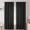 Black, variant on Short Linen Tier Curtains Rod Pocket Semi Sheer Half Kitchen Curtains Burlap Light Filtering Thick Linen Drapes for Bathroom, 30x24 inches, Set of 2 Panels, Black
