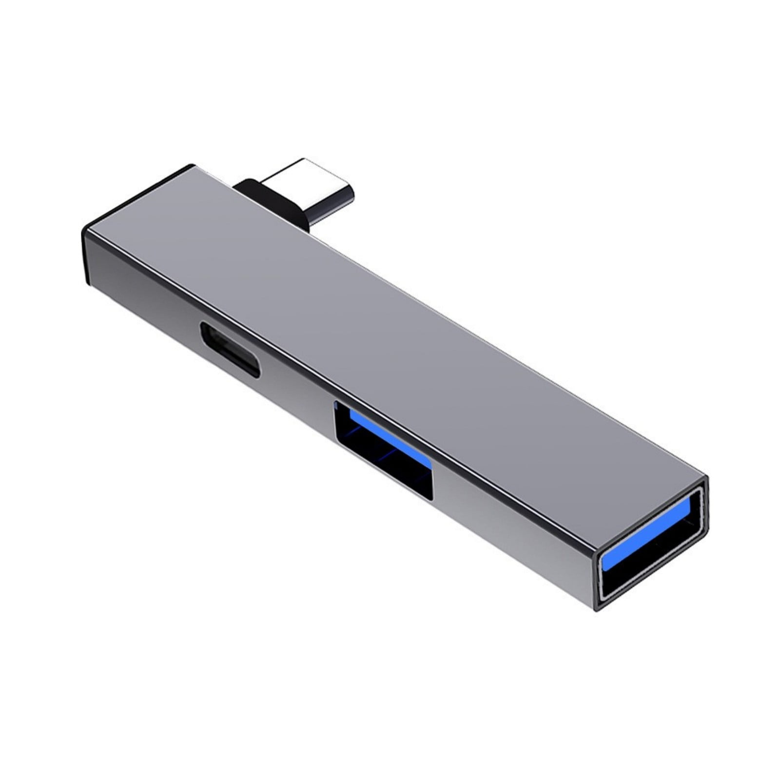 Compactly Aluminum USB C Hubs USB3.0 Hubs Type C to Type C and Double USB Port Hubs for Versatile Devices Connectivity