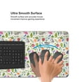 thumbnail image 5 of Disketp Rabbit And Butterfly Gaming Mouse Mat Long Extended Mouse Pad Desk Mat Non-Slip Rubber Mice Pads Stitched Edges(315.5 x 16 x 0.12 Inches), 5 of 8