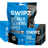 SWIPZ Sneaker Wipes - All Purpose Shoe Cleaning Wipes - Individually Wrapped - 12 Count
