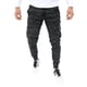 thumbnail image 1 of Jogger cargo de gabardina stretch John Silver Corte skinny y estampado de camuflaje gris, 1 of 2