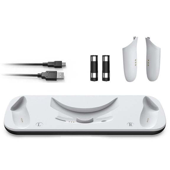 Charging Dock for Meta Quest 3 with RGB Light, Magnetic Stand for Headset and Controllers