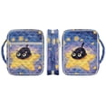 thumbnail image 2 of Xixirimido Cute Cat Starry Night Print Bible Cover Case Large Quilted Bible Carrying Case with Handles & Bookmarks Bible Study Supplies & Accessories Christian Gifts for Church, 2 of 7