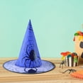 thumbnail image 1 of Lubelski Witch Hat Stylish Unique Pattern Gauze Halloween Witch Cosplay Cap for Home Bright Red, 1 of 7
